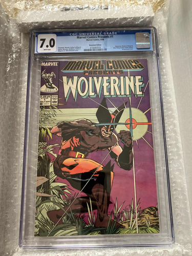Marvel Comics Presents #1 Wolverine 1988 Cgc 7.0