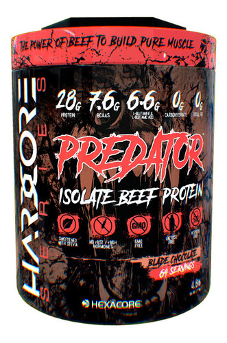 Predator Beef Hexacore Proteina De Carne - 64 Servicios