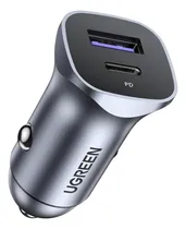 Comprar Cargador Auto Carga Rápida, 2 Puertos Ugreen 30w