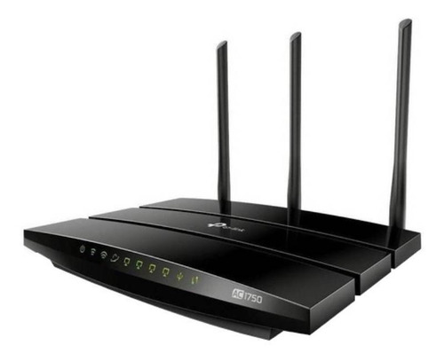 Imagen 2 de 3 de Router, WDS Bridge, WMM TP-Link Archer C7 V4 negro 220V