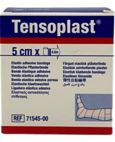 Bandagem adesiva elástica Tensoplast 5cmx4,5m Bsn