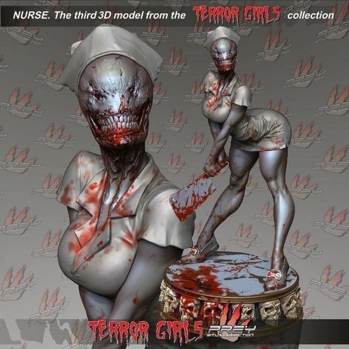 Archivo Stl Impresión 3d - Silent Hill - Nurse - Preycollect