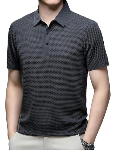 2024 Camisa Polo Transpirable Negocios Informal Para Hombre