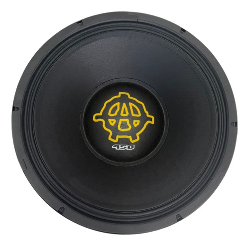 Alto Falante 12'' Kaos 450 Bass 4 Ohms 450 Rms Spyder Cor Preto