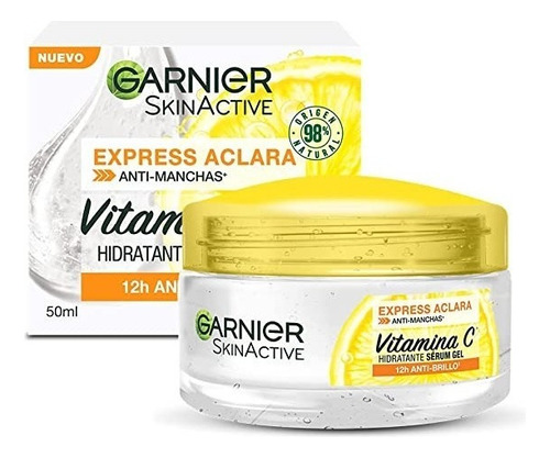 Gel Garnier Skin Active Express Aclara Con Vitamina C 50ml