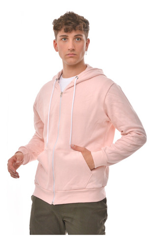 Campera Hombre Frisa Invisible Premium Con Capucha