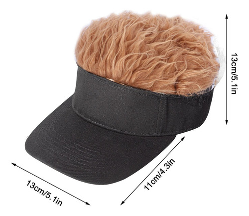 Gorra De Béisbol Con Peluca Gorra Con Visera Para El Cabello