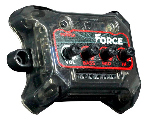 Mini Player Ajk Apl1012 50w Force Bt Caixa Bob Amplificado