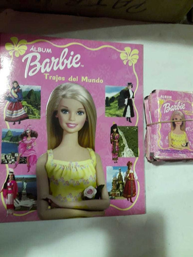 Album Barbie Trajes Del Mundo Más 100 Sobres
