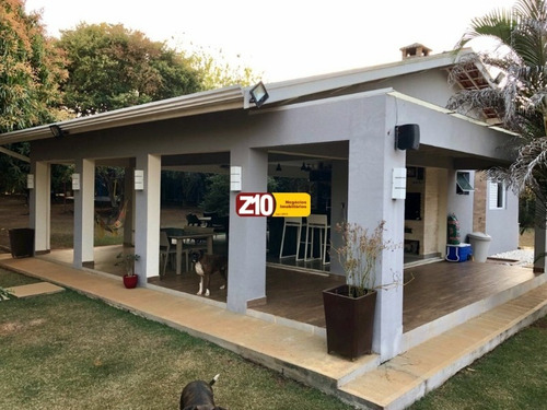 Ch01779 - Belíssima Chácara, Alto Padrão - Residencial Vale Das Laranjeiras - Z10 Imóveis Indaiatuba - At 2.750m² Ac 450m² - Ch01779 - 67758477