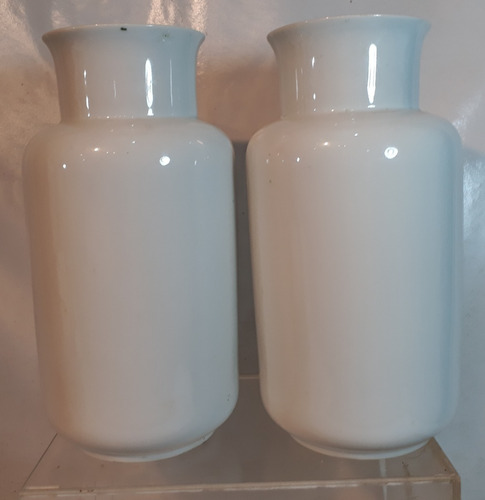 Sergioschw Par Vasos Porcelana Oriental Peanha Madeira 32 Cm (Usado)