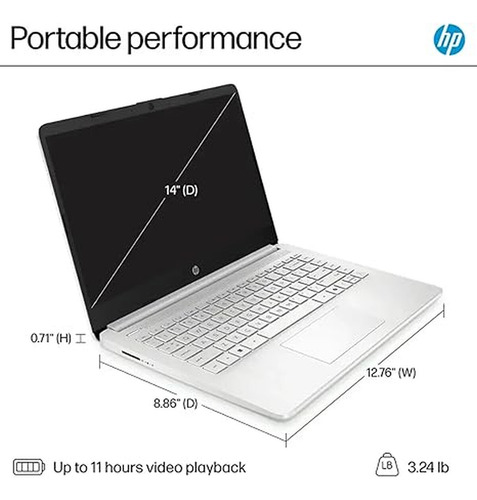 Hp 14 Laptop N150 4gb 128gb Ufs Win11 Hd