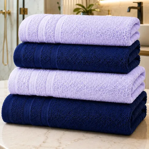 Jogo De Toalhas De Banho Brasilchic Extra Soft Premium 100% Algodão Grossa Macia Kit 4