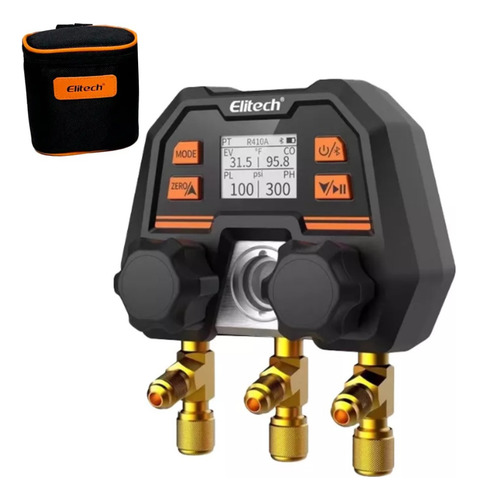 Manifold Digital 2 Vias Com Bluetooth Ms-100 - Elitech