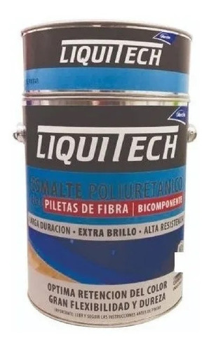 Esmalte Poliuretano Liquitech Piletas Fibra 1,2 L Env Gratis