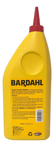 Aceite Fluido Para Transmisión Automática Bardahl Atf3 946ml