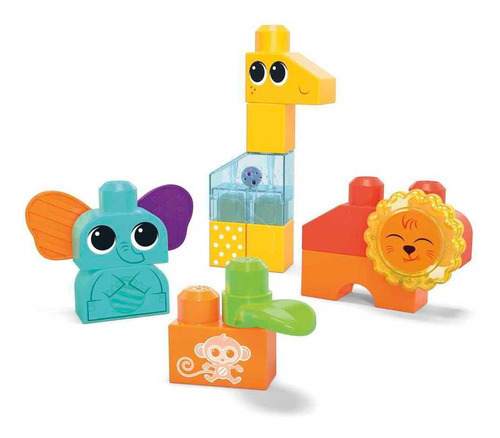Mega Blocks Safari Rock N Ritmo 15pz Fisher Price