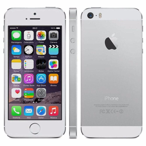iPhone 5s Apple 16gb Prateado Anatel Original