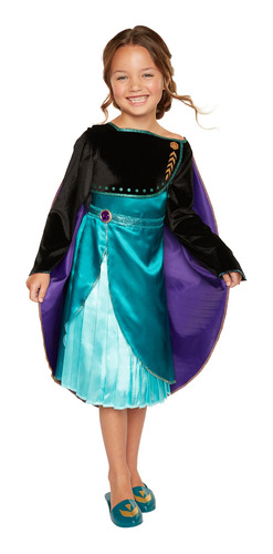 Vestido Talla 4-6x Para Niña De Reina Anna Frozen 2