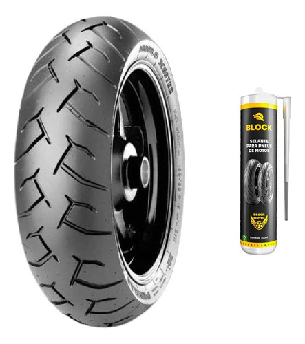 Pneu 120/80-16 Tubeless Diablo Scooter Pirelli + Selante