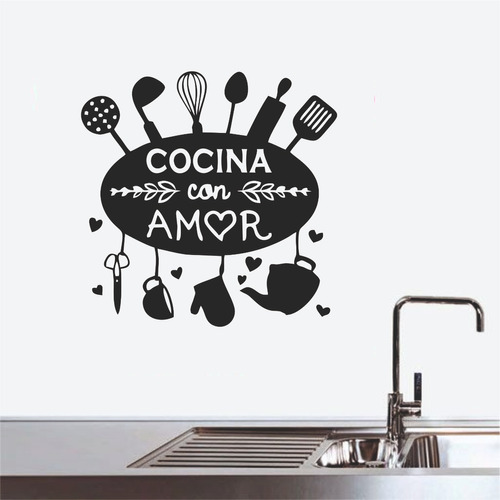 Vinilos Decorativos Frases Pared Cocina Heladeras Ventanas  