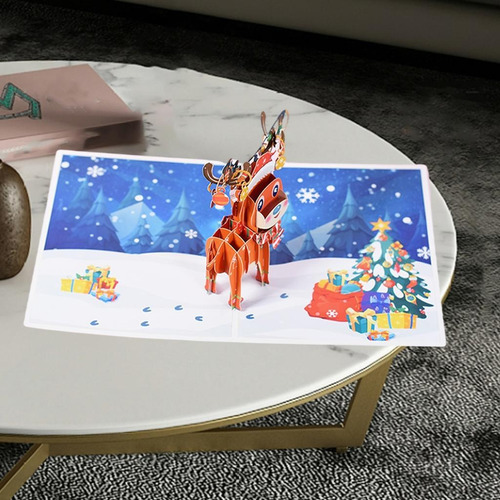Imagem 4 de 12 de Cartões De Natal Para Cima Cartão De Ano Novo Feito À