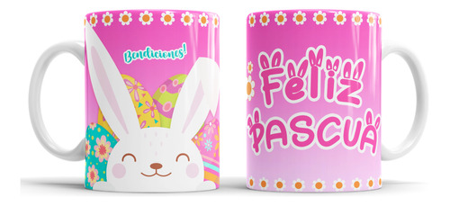 Kit Imprimible Plantillas Tazas Pascuas Semana Santa M16