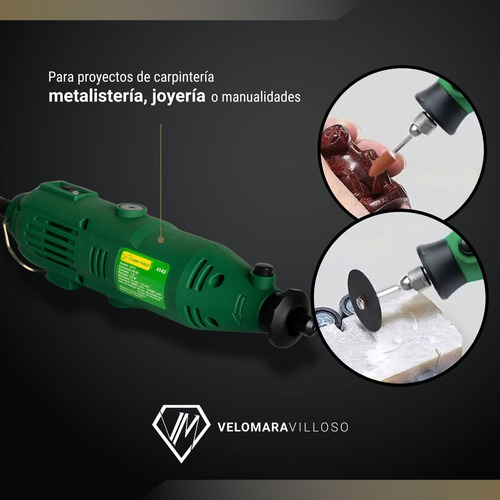 Mini Taladro Mototool Rectificadora 135w 110v Con Accesorios 135 W