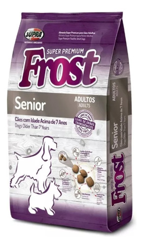 Alimento Ración Frost Senior Perro Adulto Mayor  15 Kg 