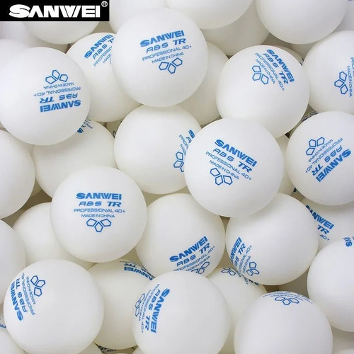 Pelotas Tenis De Mesa Ping Pong Sanwei Abs40+tr3 Resistentes