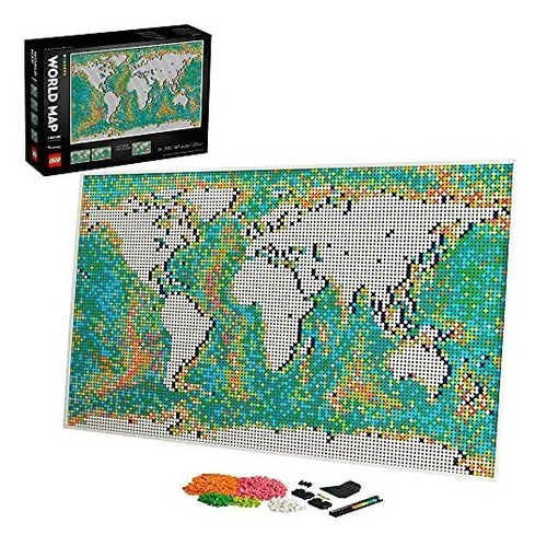 Lego Art World Map 31203 Kit De Construccion