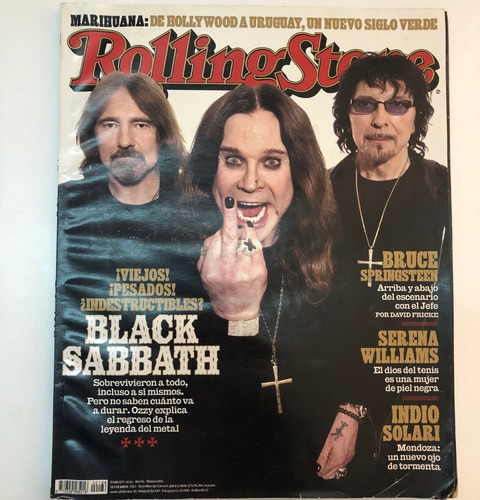 Revista Rolling Stone Tapa Black Sabbath 