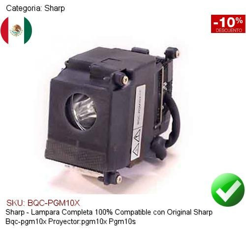Lampara Compatible Proyector Sharp Bqc-pgm10x Pgm10x Pgm10s