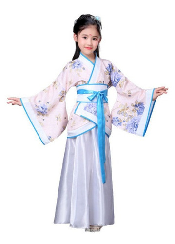 Vestido Tradicional Chino Antiguo Hanfu Para Niñas