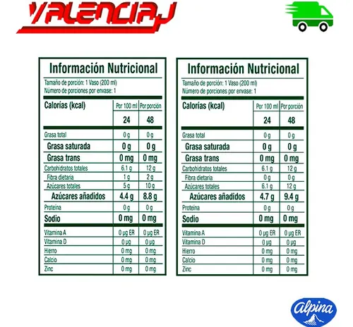 2 Alpina Frutto Nectar Jugos Surtidos 200ml X 24