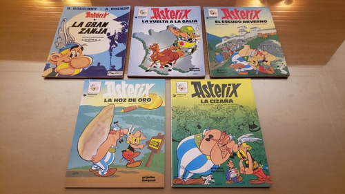 Lote 3 Historietas Libros Astérix Galia Arverno Zanja Hoz +