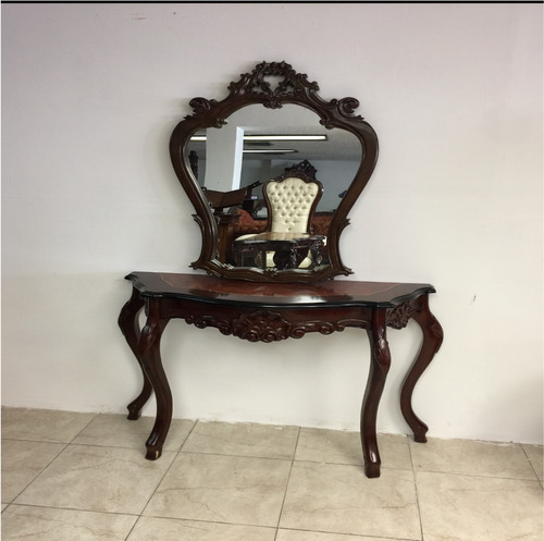 Credenza Con Espejo Chico De Madera