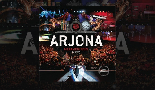 Arjona Metamorfosis En Vivo 2 Cd + Dvd Digipack Nuevo  