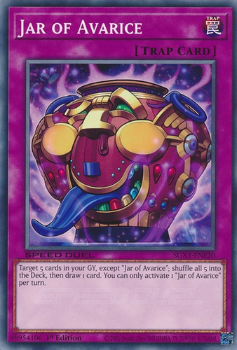 Jar Of Avarice (sgx1-ene20) Yu-gi-oh!