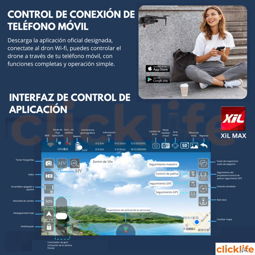 Sg907 Max Dron Profesional 4k Gps Wifi 2 Camaras Accesorios
