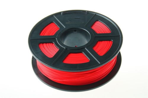 Carrete Pla Impresora 3d Filamento Rojo 1,75 Mm - 1kg (2,2 L