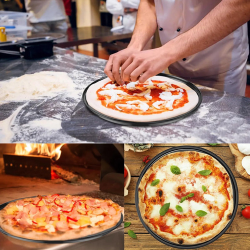 Molde Para Pizza Redondo Perforado,molde Pizza Antiadherente