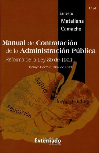 Libro Manual De Contratación De La Administración Pública.