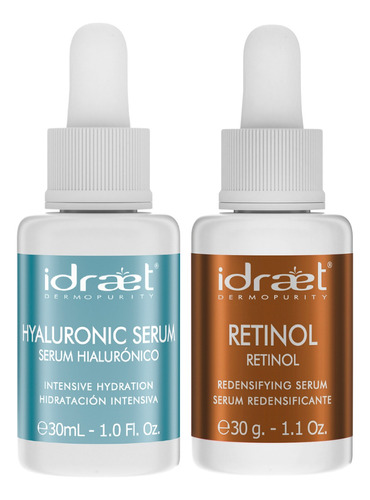 Serum Hialuronico Retinol Antiage Arrugas Hidratante Idraet 