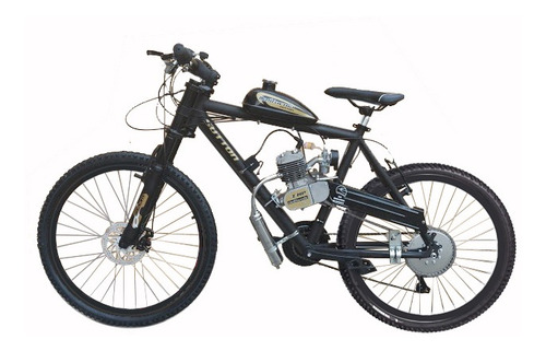 Bicicleta Motorizada Mtb Sport 2t Kit Motor 80cc Aro 26