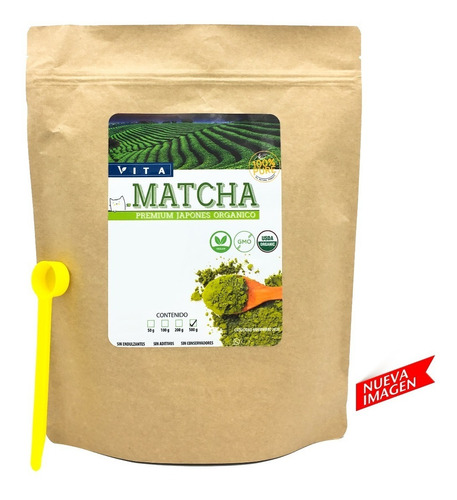 Te Matcha Orgánico Japones Verde  Premiun 500gr  Envío Grats