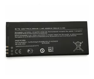 New Replacement Battery For Bv-t5e Microsoft Nokia Lumia Sle