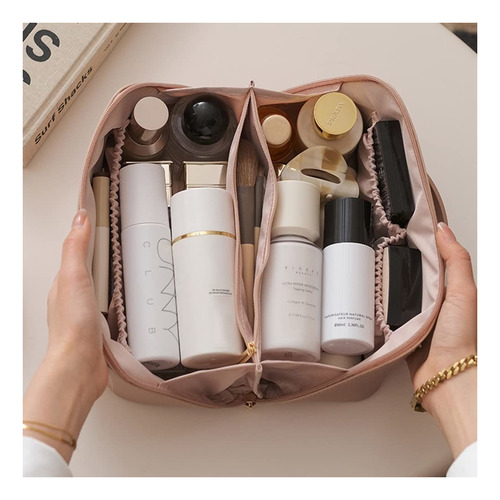 1 Monedero De Bolsa De Maquillaje De Gran Capacidad Gift