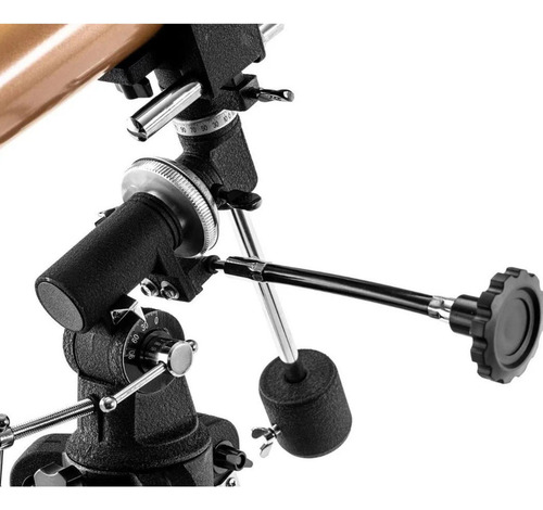 Telescopio Astronomico Tasco Luminova Reflector Profesional 114 mm x 900 Ecuatorial Color Dorado