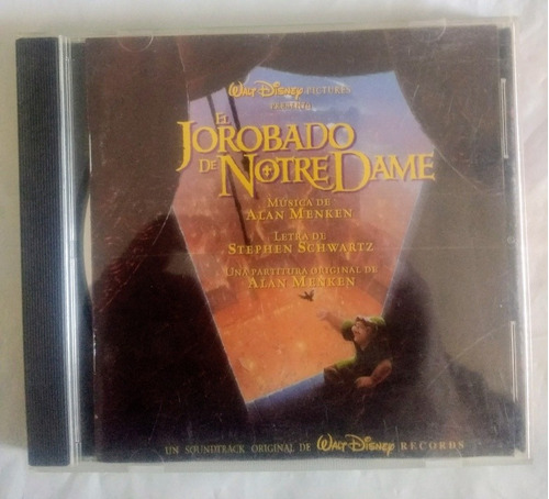 Jorobado De Notre Dame Walt Disney Cd Original Banda Sonora 